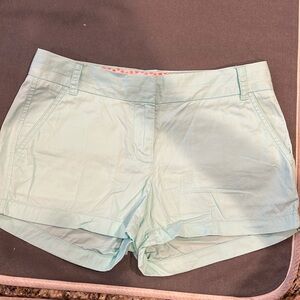 Jcrew chino shorts mint green EUC